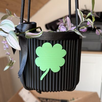 Blumentopf Kleeblatt