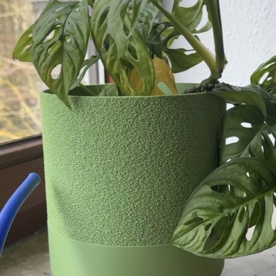 Blumentopf Raues Muster